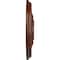Ekena Millwork Edinburgh Medallion (Canopies up to 5 1/8"), 18 1/8"OD x 3 1/2"ID x 2 3/4"P, Burnished Mahogany CM18ED1BMC - alternate 3